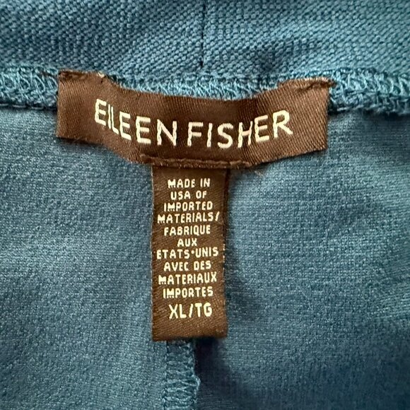 Eileen Fisher Women's Washable Stretch Crepe Pants Blue size XL - Picture 6 of 7